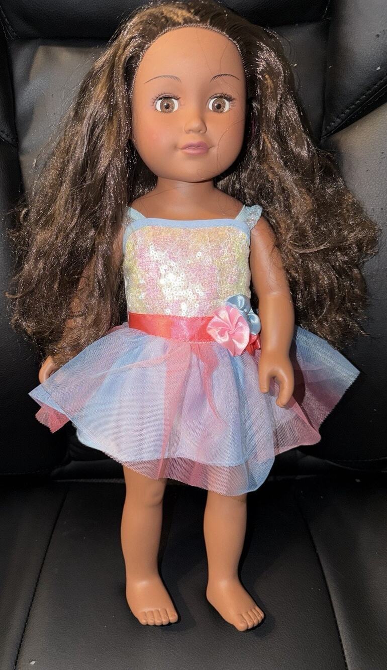Citi Toy 2013 African American doll 18” ballerina outfit play toy